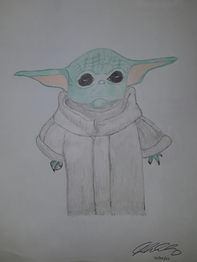 Baby Yoda #Drawing #Art – Poems for Warriors